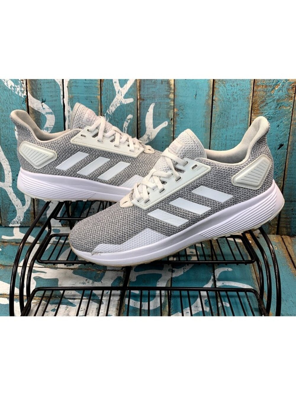Adidas Ortholite Duramo 9 Running Gym/Fitness Sneakers White BB7004 Womans  8.5